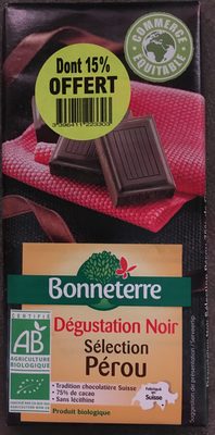 Dégustation Noir Sélection Pérou