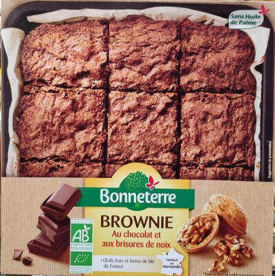 Brownie au chocolat noir et noix grillées