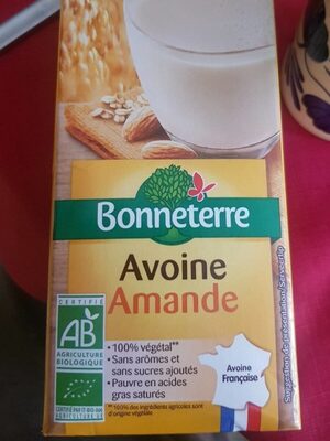 Lait avoine amande