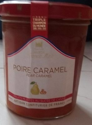 Confiture poire caramel