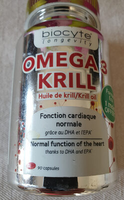 Oméga 3 Krill - 90 Gélules - Biocyte