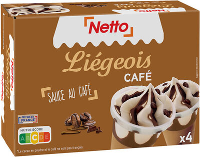 Coupe café liégeois (G) x4 - 135mL