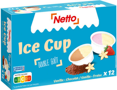 Petits pots - G vanille fraise x6 - vanille chocolat x6 - 65mL