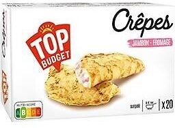 Crêpes Jambon Fromage x20 surgelées 1kg