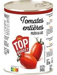 Tomates entières pelées 1/2