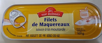 Filets de maquereaux sauce moutarde 169g