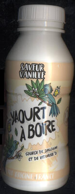 Yaourt à boire vanille