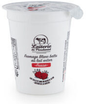 Fromage blanc battu au lait entier fraise