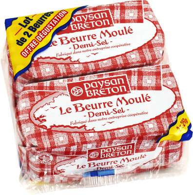 Paysan Breton - Beurre moulé demi-sel - lot