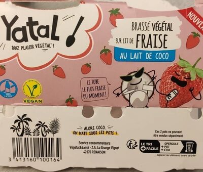Yatal - brassé végétal sur lit de fraise