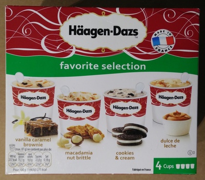 Favorite Selection - Vanilla Caramel Brownie - Macadamia Nut Brittle - Cookies & Cream - Dulce de Leche