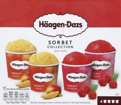 Sorbet collection mini cups