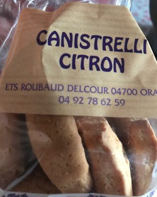 Canistrelli citron