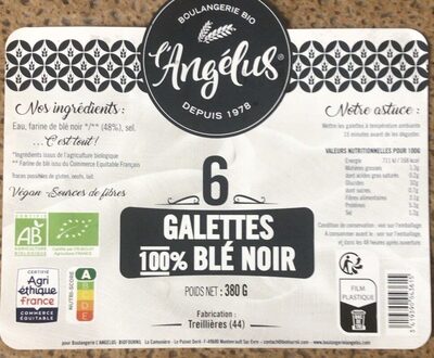 6 Galettes de ble noir