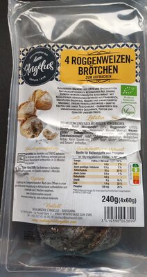 Roggenweizen-Brötchen