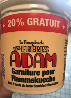 Garniture pour Flammekueche