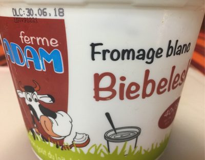 Fromage blanc Biebeleskäs 40% MG Ferme Adam
