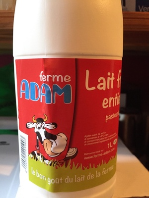 Lait frais entier