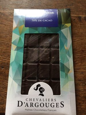 Tablette chocolat noir 70% de cacao