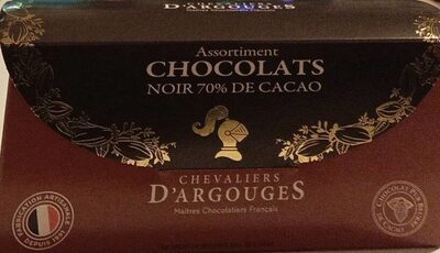 Assortiment chocolats noir 70% de cacao