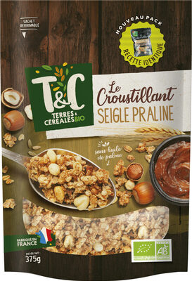 Le croustillant seigle praliné