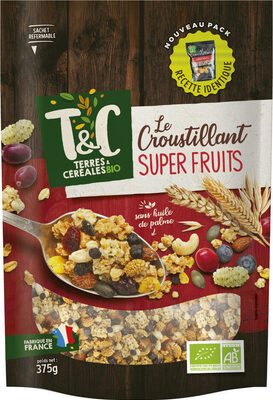 Le croustillant super fruits
