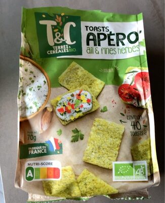 Toasts apéro ail & fines herbes