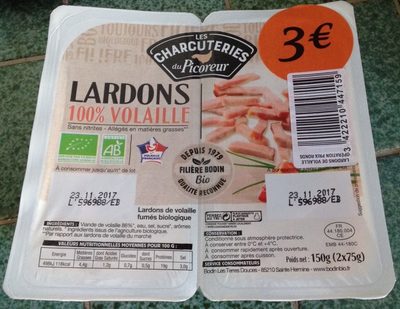 Lardons 100/100 volaille