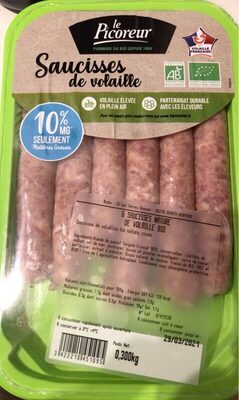 Saucisses de volaille