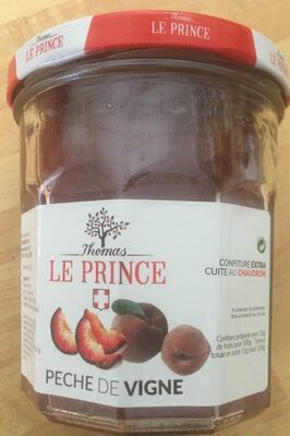 Confiture pêche de vigne