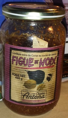 Figue et Noix Confiture extra de Corse au sucre de canne