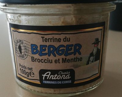 Verrine du Berger au brocciu et à la menthe