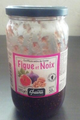 Confiture figues et noix