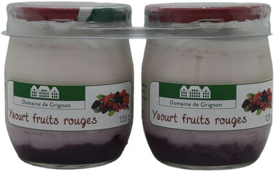 Ferme de Grignon Yaourt aux fruits rouges