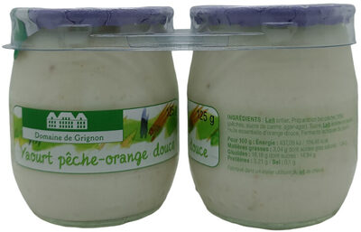 Yaourt brassé pêche orange douce