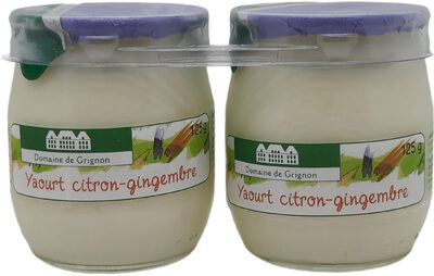 Yaourt brassé Citron Gingembre