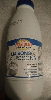 Liaisons & cuissons - Crème légère stérilisée UHT