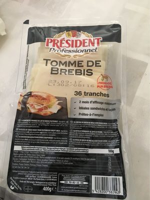 Tomme De Brebis En Tranches