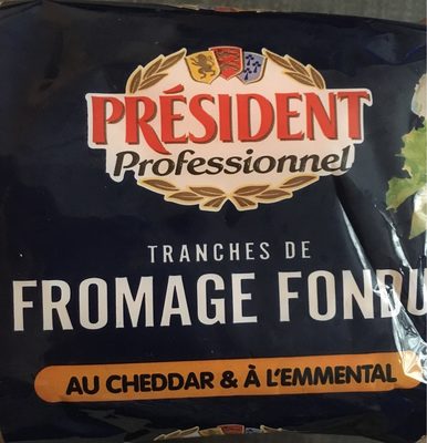 Tranches de Fromage Fondu au Cheddar et à l'Emmental