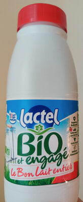 Lait entier bio