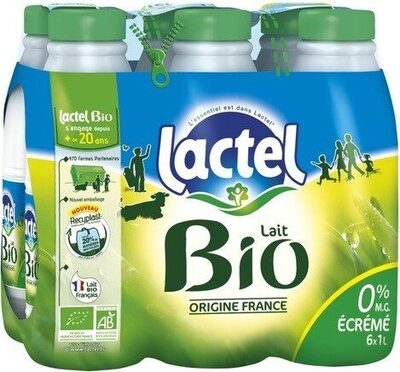 Lait écrémé, bio