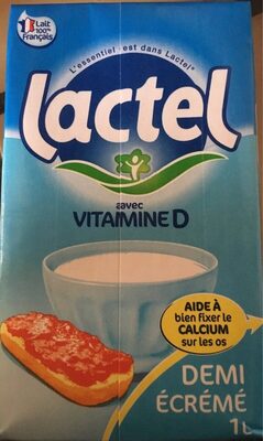 Lait demi-écrémé avec vitamine D