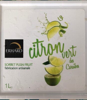 Sorbet plein fruits citron vert Des caraibes
