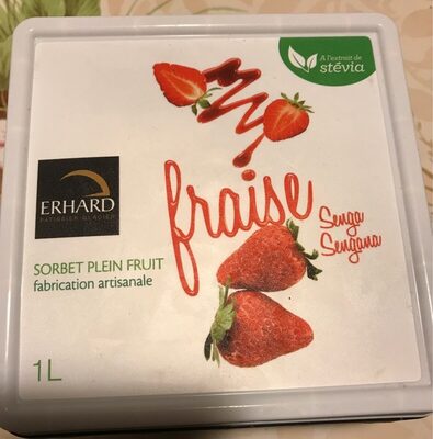 Sorbet Fraise senga au stévia