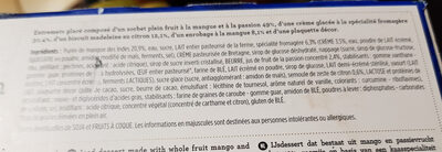 Passion Entremet Glacé Mangue Passion