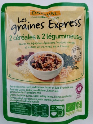 Les graines Express 2 céréales & légumineuses