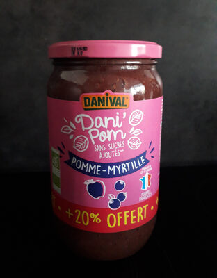 Dani Pom Pommes Myrtilles 700G +20%