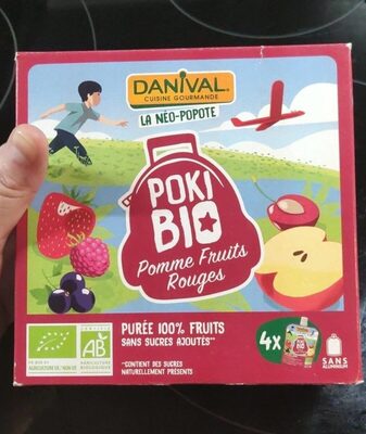 Poki Bio Pomme Fruits Rouges