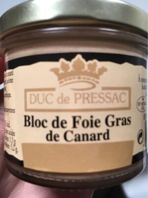 Bloc de foie gras de canard