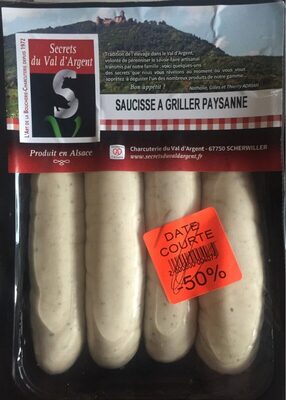 Saucisse a griller paysanne